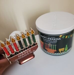 New bath & body works candle and wall flower set